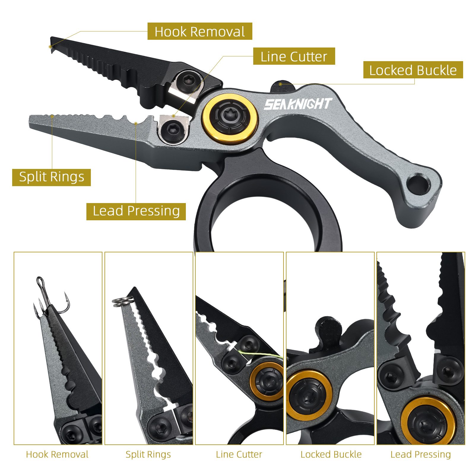 SeaKnight Brand Fishing Pliers - đánh giá và giá Fishing Hook Sharpener