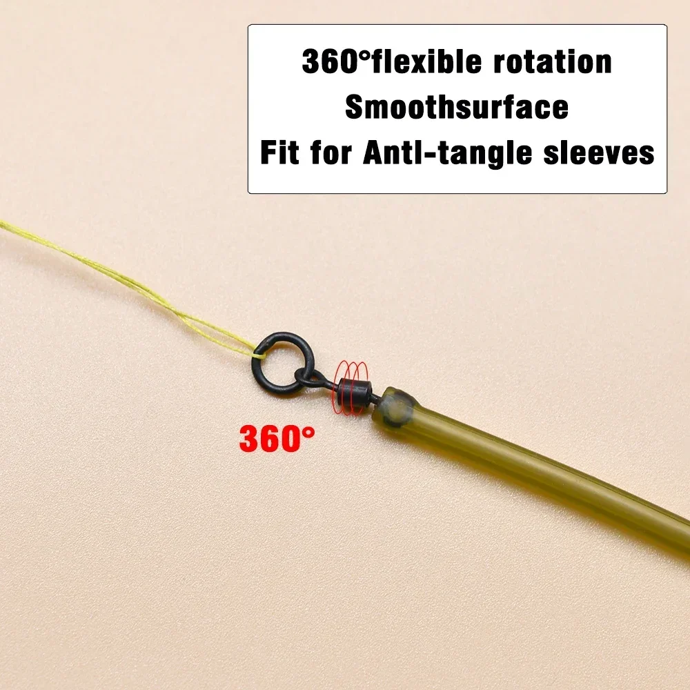 50PCS Micro Flexi Hook Swivel  - đánh giá và giá Fishing Hook Size