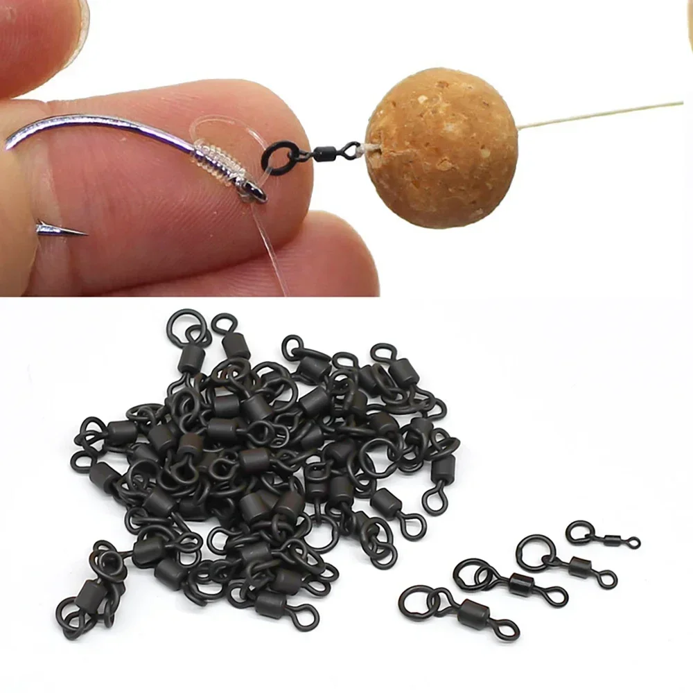 50PCS Micro Flexi Hook Swivel  - đánh giá và giá Fishing Hook Size