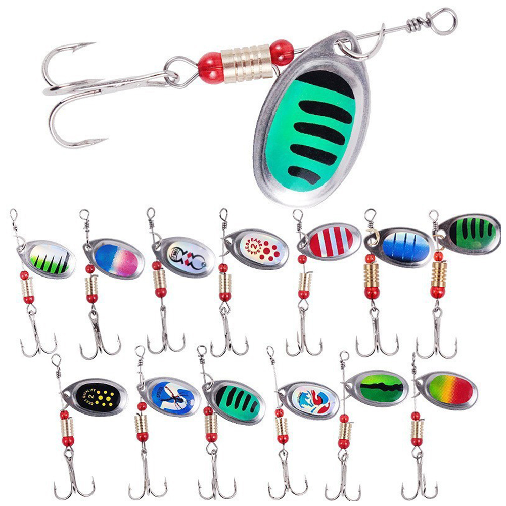 30pcs Metal Spoon Spinner Fish - đánh giá và giá Fishing Hook Treble